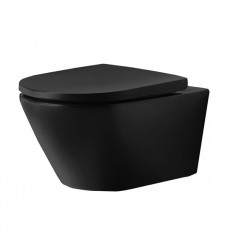 D-Neo Унитаз подвесной Duravit Rimless, цвет антрацит матт (СПЕЦЦЕНА)