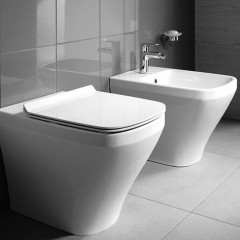 Duravit DuraStyle Биде напольное приставное 630х370 мм, с 1 отв под смеситель. с креплением, цвет белый