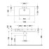 Duravit Vero Раковина для мебели с перел., с 1 отв. под смес., 1050x490мм, Цвет: Белый