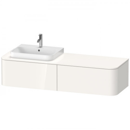 Duravit Happy D.2 Plus Тумба подвесная 354x1600x550мм 2 ящика, SX, цвет: белый глянцевый