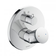 Duravit White Tulip Смеситель для душа, на 2 источника, встраиваемый, с обр клапаном (внешние части) цвет: хром