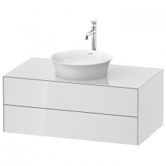 Duravit White Tulip Тумбочка подвесная, 408x1000x550 мм, 2 ящика, цвет: белый высокоглянцевый