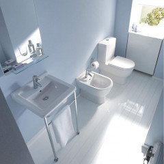 Duravit Starck 3 унитаз моноблок приставной 655х360 мм, слив в стену , с креплениями, цвет белый