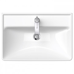 Duravit D-Neo Раковина накладная 650х440 мм, с переливом, с 1 отв. под смеситель, цвет: белый