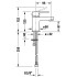 Duravit A.1 Смеситель для раковины на 1 отв. с донным клапаном, цвет: хром