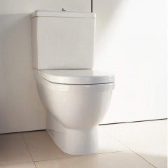 Duravit Starck 3 унитаз моноблок приставной 655х360 мм, слив в стену , с креплениями, цвет белый
