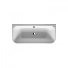 DURAVIT Happy D2 Ванна 1800х800 мм, пристенный вариант с двумя наклонами для спины, с интегр акрилов панелью и ножками, цвет белый