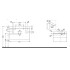 Duravit Happy D.2 Plus Тумба подвесная с умывальником 775х490х468 мм, с 1 отв под смесит, 2 ящика, выпуск и сифон в комплекте, цвет белый глянцевый