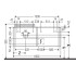 Duravit Happy D.2 Plus Тумба подвесная 354x1600x550мм 2 ящика, SX, цвет: белый глянцевый