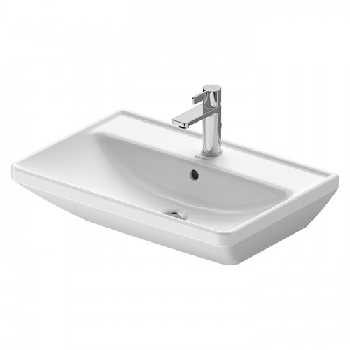 Duravit D-Neo Раковина накладная 650х440 мм, с переливом, с 1 отв. под смеситель, цвет: белый