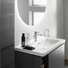 Duravit D-Neo Раковина накладная 800х480 мм, с переливом, без отв. под смеситель, цвет: белый