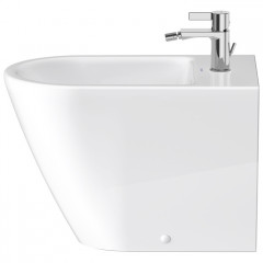 Duravit D-Neo Биде напольное 370x580х400 мм, с переливом, с 1 отв под смеситель, с WonderGliss, цвет: белый