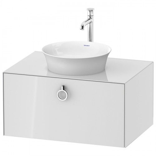 Duravit White Tulip Тумбочка подвесная, 408x800x550 мм, 2 ящика с ручкой, цвет: белый высокоглянцевый