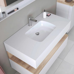 Duravit Qatego Раковина встраиваемая снизу 480х370х150 мм, без отв под смеситель, цвет белый