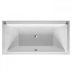 Duravit STARCK Ванна акриловая прямоугольный вариант 1800х900 mm, встраиваемая, с 2 наклонами для спины, цвет белый