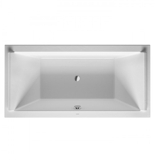 Duravit STARCK Ванна акриловая прямоугольный вариант 1800х900 mm, встраиваемая, с 2 наклонами для спины, цвет белый