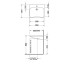 Duravit DuraStyle Раковина медицинский Med без перелива, с 1 отв. под смес., 650x570мм, Цвет: Белый