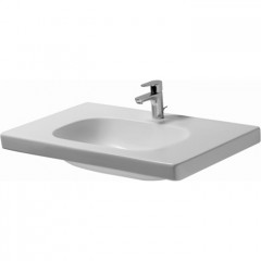 Duravit D-Code Раковина для мебели, медицинский Med без перелива, с 1 отв. под смес., 850x480мм, Цвет: Белый