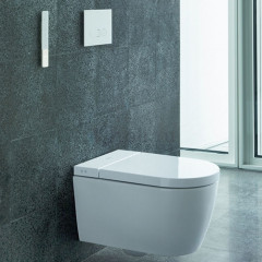 Duravit Starck f Plus комплект: Сиденье электронное Starck f Plus 612000012000320 + унитаз подвесной ME by Starck для SensoWash f 2510092000