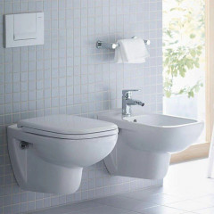 Duravit D-Code Сиденье для унитаза, петли: пластик с микролифтом Цвет: Белый (СПЕЦЦЕНА)