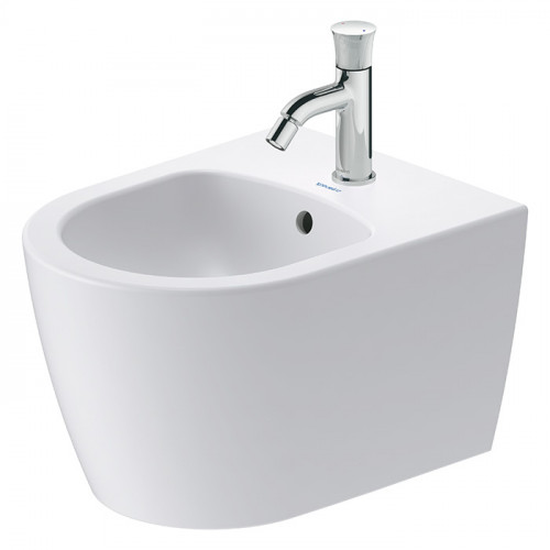 DURAVIT Bento Starck Box Биде подвесное 370 x 480 мм, с 1 отв под смеситель, HygieneGlaze, белый матовый