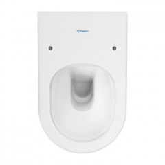 Duravit White Tulip Унитаз напольный 370х580х420 мм, безободковый, слив в стену, с WonderGliss, цвет: белый