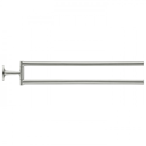 Duravit Starck T Полотенцедержатель двойной, настенный 465мм, цвет: Stainless steel Brushed