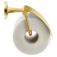 Duravit Starck T Держатель туалетной бумаги с крышкой настенный, цвет: Gold Polished