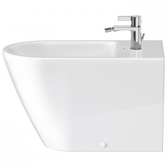 Duravit D-Neo Биде напольное 370x650х400 мм, с переливом, с 1 отв под смеситель, цвет: белый
