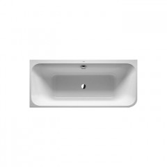 DURAVIT Happy D2 Ванна 1800х800 мм, угол слева вариант с двумя наклонами для спины, с интегр акрилов панелью и ножками, цвет белый
