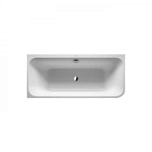 DURAVIT Happy D2 Ванна 1800х800 мм, угол слева вариант с двумя наклонами для спины, с интегр акрилов панелью и ножками, цвет белый