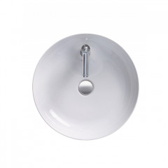 Duravit Cape Cod Раковина накладная ? 480mm , с 1 отв под смеситель, без перелива, цвет белый