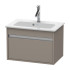 Duravit Ketho База под раковину 410x600x385, 1 выдв.ящик, цвет Базальт матовый
