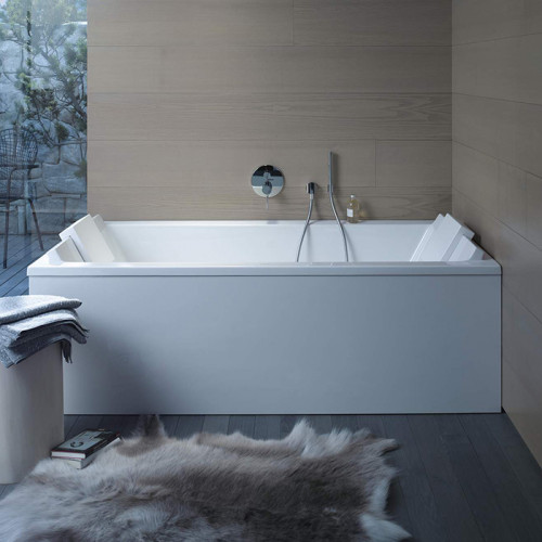 Duravit STARCK Ванна акриловая прямоугольный вариант 1800x800х460 mm, встраиваемая или с панелями , с 2 наклонами для спины , цвет белый