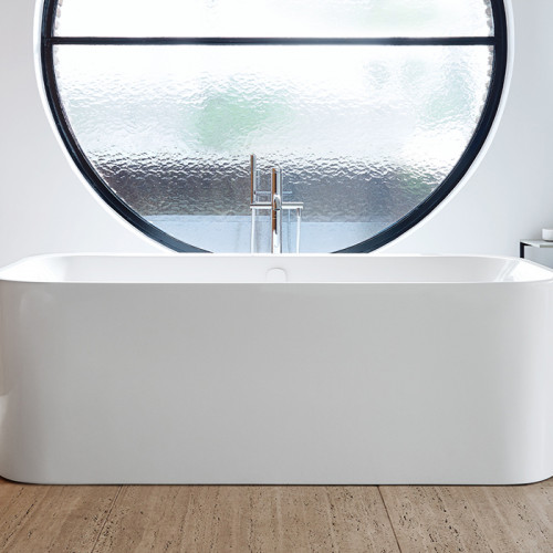 Duravit Happy D.2 Plus Ванна акриловая 1800х800мм, отдельностоящая, 2 наклона для спины, бесшовная акриловая панель,рама, цвет: белый