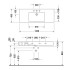 Duravit Vero Раковина для мебели с перел., с 1 отв. под смес., 1250x490мм !без упаковки!, Цвет: Белый (плохое качество раковины предупреждать клиента)