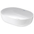 DURAVIT LUV Раковина 500х350 мм., для установки на столешницу, без отв для смесителя, без перел, с керамичес крышкой, с крепежом, цвет белый глянцевый