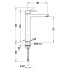 Duravit A.1 Смеситель для раковины на 1 отв., высокий, h=295мм, цвет: хром