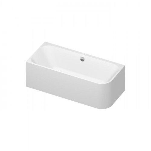 DURAVIT Happy D2 Ванна 1800х800 мм, угол слева вариант с двумя наклонами для спины, с интегр акрилов панелью и ножками, цвет белый