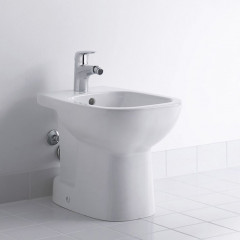 Duravit D-Code Биде напольное с перел., с 1 отв. под смес., 350x540мм, Цвет: Белый