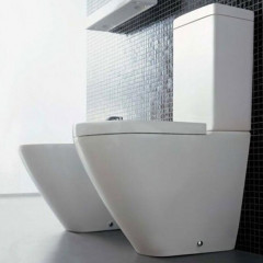 Duravit Me by Starck Унитаз моноблок 37х65 см, слив универсальный, с креплениями, цвет белый (СПЕЦЦЕНА)