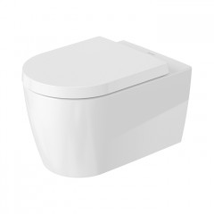 Duravit ME by Starck Унитаз подвесной с вертикальным смывом, вкл. крепление Durafix, 370x570 мм., цвет внутри белый, снаружи белый шелковисто-матовый