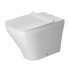 Duravit DuraStyle Унитаз напольный пристенный 370х570 мм, с креплением,слив в стену. цвет белый