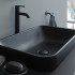 Duravit Happy D.2 Plus Раковина 600х400мм, без перелива,с выпуском с керамической крышкой, покр WonderGliss, цвет Anthracite matt