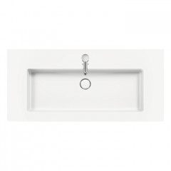 Duravit White Tulip Раковина накладная 1050х490 мм,с переливом, без отв. под смеситель, с WonderGliss, цвет: белый