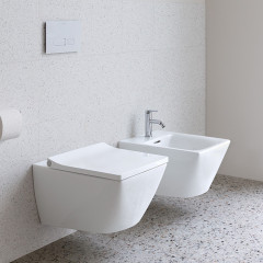 Duravit Viu Унитаз подвесной 370x570мм, rimless, вкл. крепление Durafix, цвет: белый