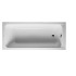 Duravit D-Code Ванна акриловая 1600х700 мм см, встраиваемая, с 1 наклоном для спины, выпуск в зоне ног, цвет белый