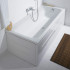 Duravit D-Code Ванна акриловая 1600х700 мм см, встраиваемая, с 1 наклоном для спины, выпуск в зоне ног, цвет белый