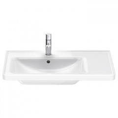 Duravit D-Neo Раковина накладная 800х480 мм,, ассим, с переливом, с 1 отв. под смеситель, цвет: белый (СПЕЦЦЕНА)