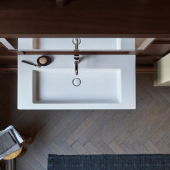 Duravit White Tulip Смеситель для раковины на 1 отв., без донного клапана, h=187мм, излив 100мм цвет: хром